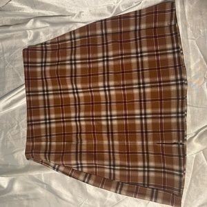 Plaid Mini Skirt